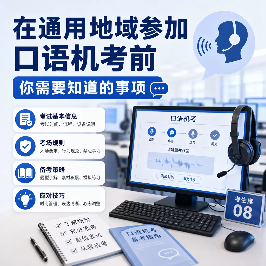 在蕲春参加口语机考前你需要知道的事项